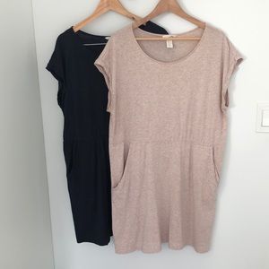 2 H&M Basic Dresses for $22